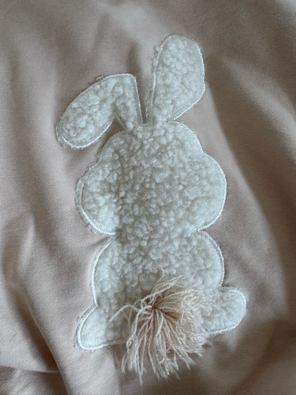 Kids Cream Bunny One-Piece Romper